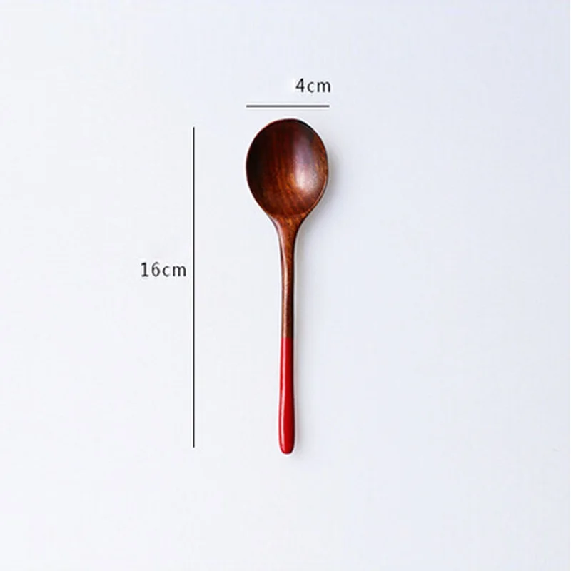 1 шт. деревянные ложки японская десертная ложка для супа Маленькая деревянная