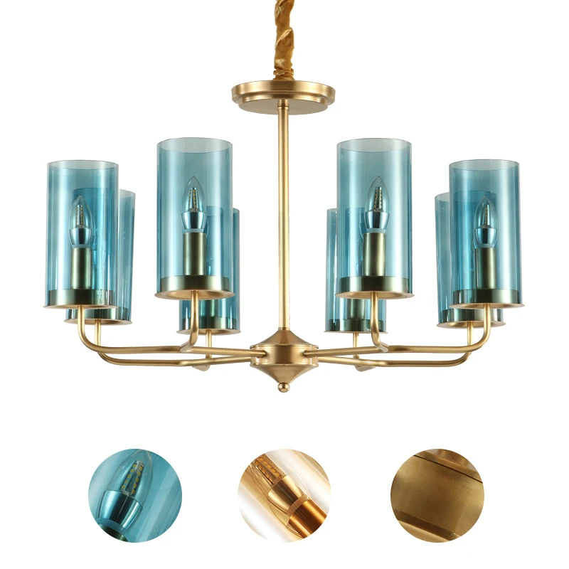 Новый китайский стиль столовая современный небольшой контракт гостиная кулон