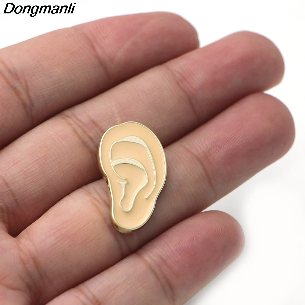 

L2370 Van Gogh's ears Pins Enamel Brooches for Women Men Lapel pin Cartoon Metal Badge Collar Jewelry Gifts 1pcs