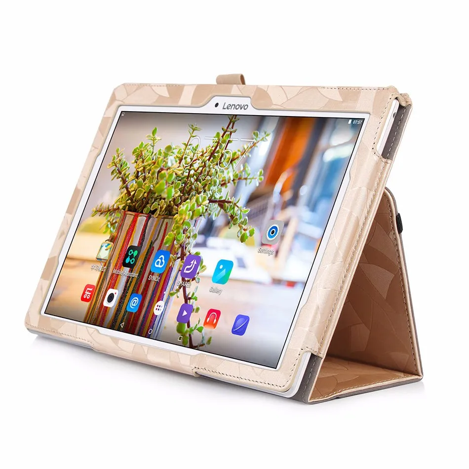 Чехол для lenovo Tab 2 A10-30F A10-70F A10-30 X30 x30f крышка Высокое качество кожаный флип-чехол Funda для tab3 10 TB3-X70 TAB-X103 планшет