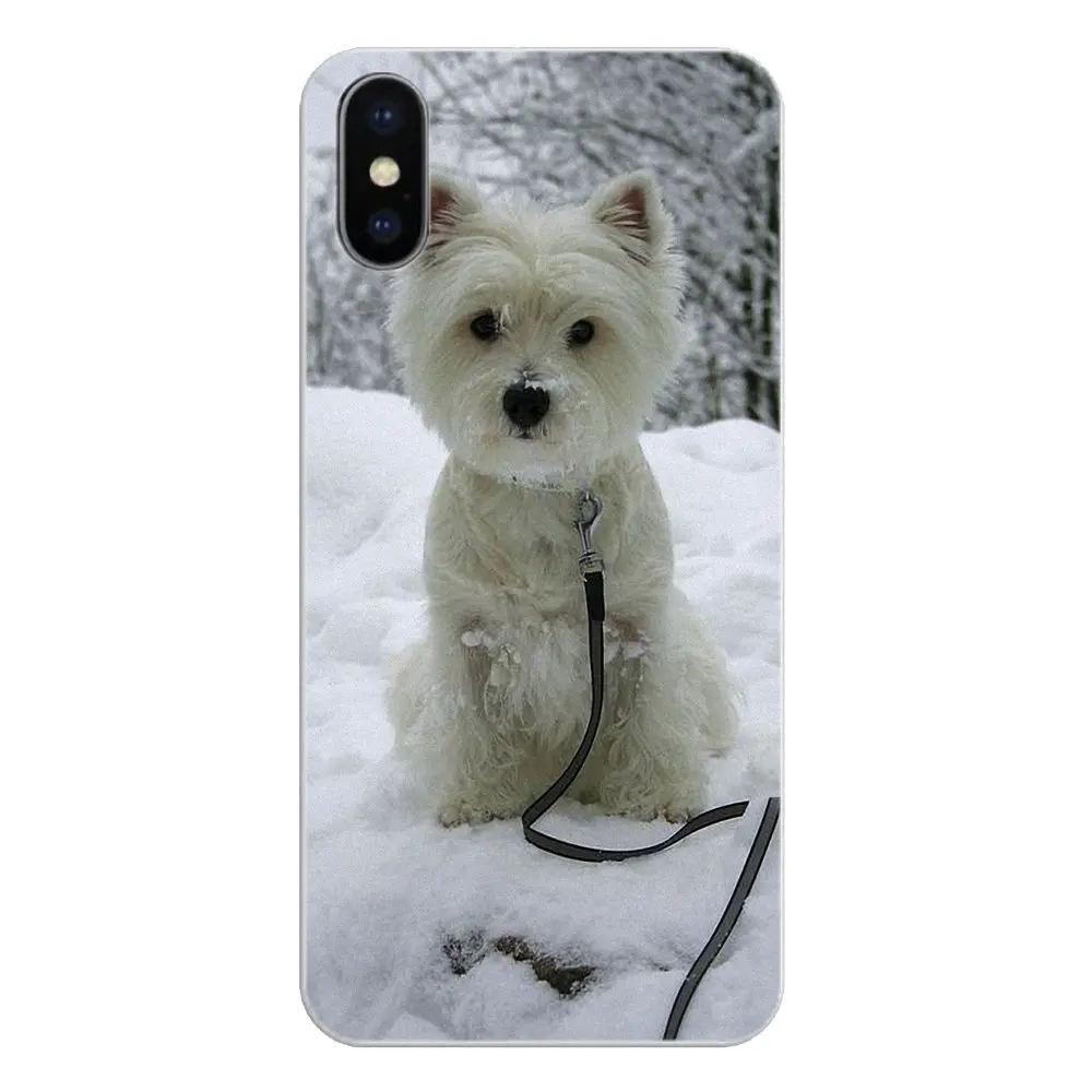 Силиконовый чехол для телефона iPod Touch iPhone 4 4S 5 5S 5C SE 6 6S 7 8 X XR XS Plus MAX I Love My Westie dog puppies