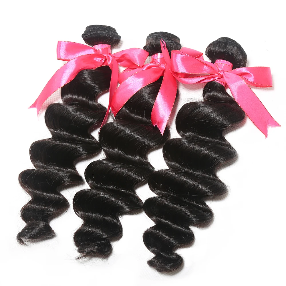 BD HAIR свободные волнистые человеческие волосы 3 шт./лот бразильские без