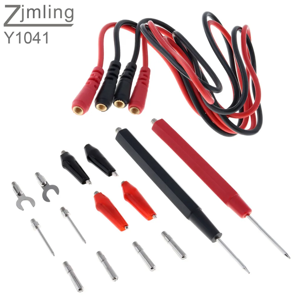 Комплект испытательных ПРОВОДОВ 16 шт./лот кабель Аллигатор цифровой