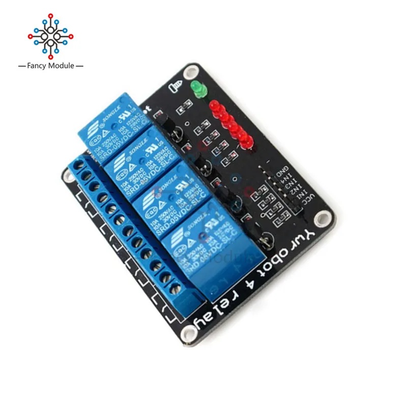 5V 4-канальный Релейный модуль для Arduino 4 канальная оптопара реле Управление доска домашний умный переключатель с Светодиодный индикатор