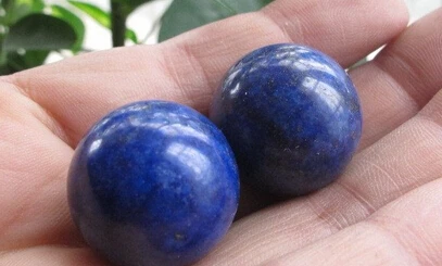 Бесплатная доставка&gt 2 AAA ++ Сферический шар из натурального лазурита 40 мм|crystal