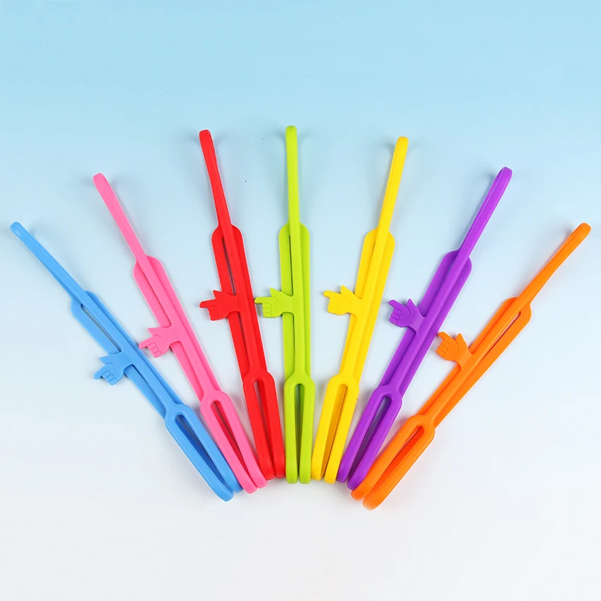1 шт. канцелярские товары забавные силиконовые указатели на палец закладки