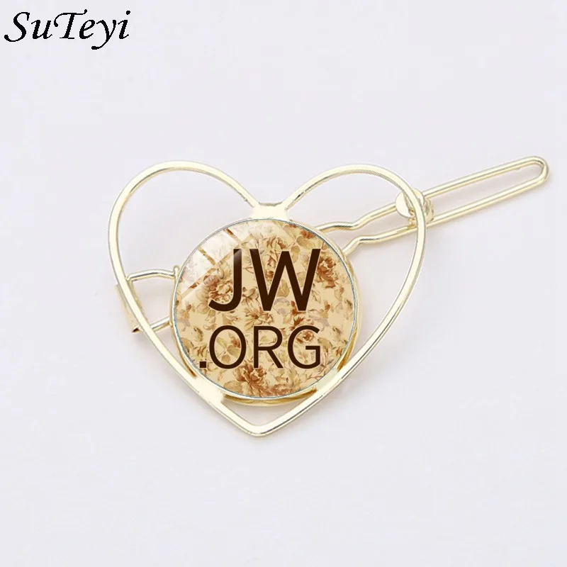 Новое поступление 2020 женские шпильки для волос Suteyi полые сердца JW.ORG стеклянная