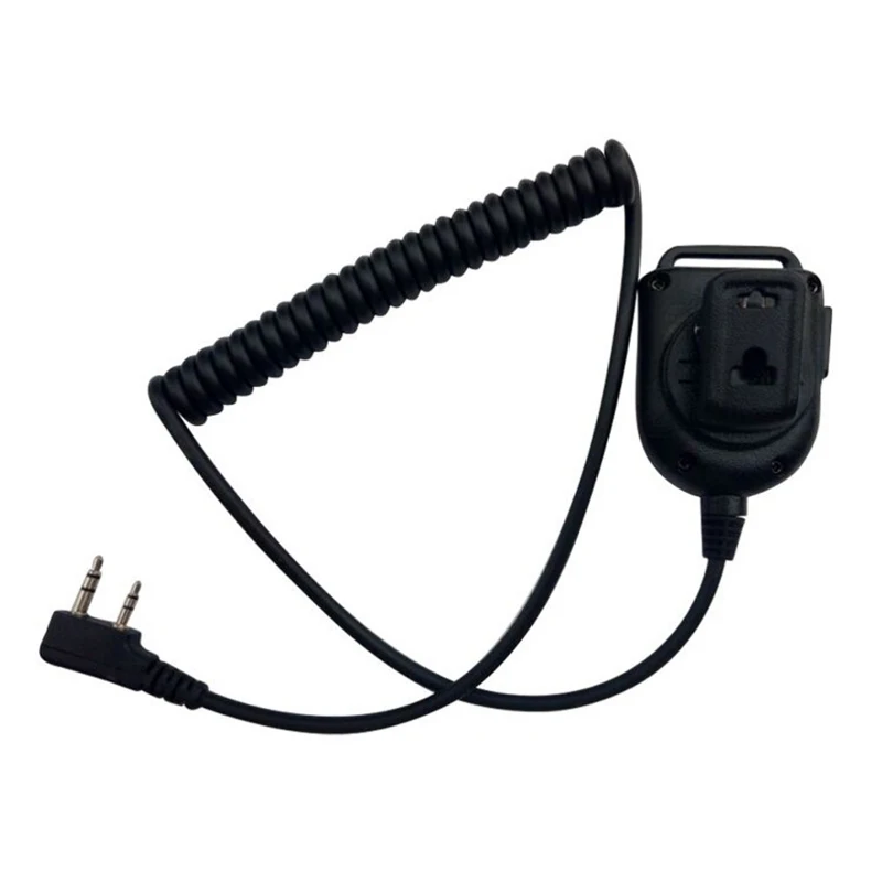 KL-M12 мини PTT Mic микрофон дистанционного Динамик для KENWOOD TK2107 TK3107 Baofeng UV-5R UV-5RE плюс UV-S9 BF-888S иди и болтай Walkie Talkie