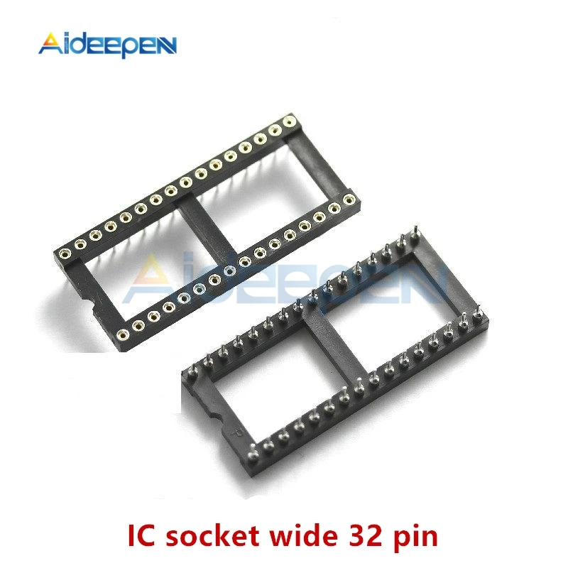 10 шт. IC розетки 6 8 14 16 18 20 28 32 40 контактный разъем DIP6 DIP8 DIP14 DIP16 DIP18 DIP20 DIP28 DIP32 DIP40
