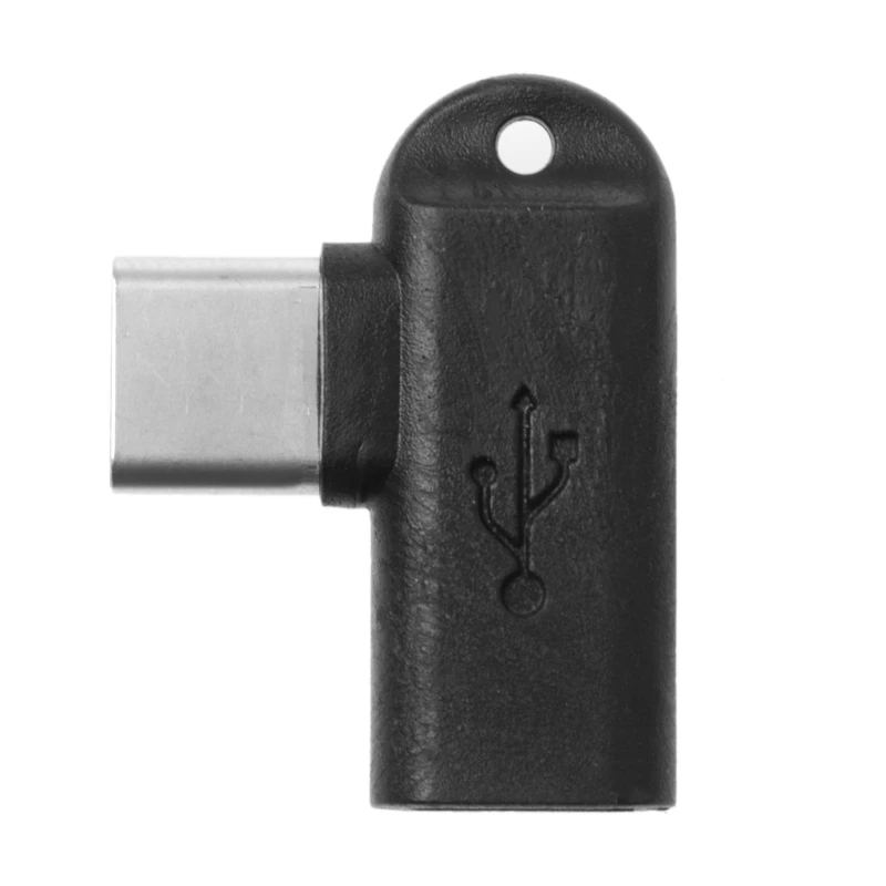 Бесплатная доставка 1 шт. 90 градусов Тип C штекер на Micro USB разъем Синхронизация