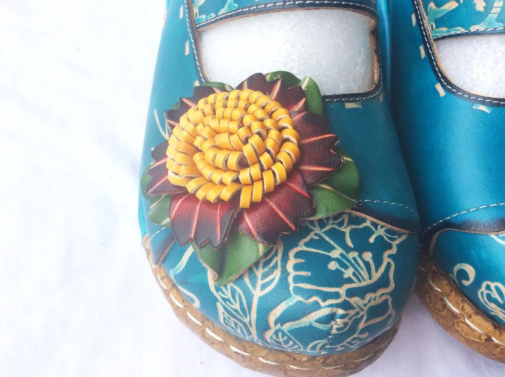 Горячая Распродажа новые горячие летние женские тапочки Careaymade из воловьей кожи