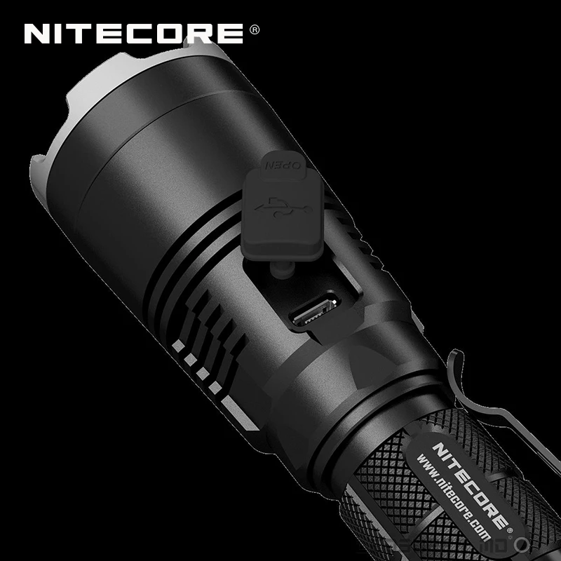 Светодиодный перезаряжаемый USB фонарик Red Dot Award Winner Nitecore MH27 1000 люмен CREE XP L HI V3 с RGB