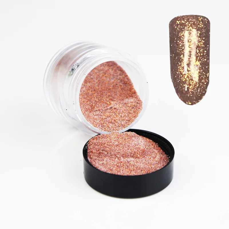 bronze Блеск для ногтей акриловый порошок Unha Nails Polvo Acrilico цветной Nagel Poeder Akril Pudra Poudre Acrylique Pour Ongle Forpretty - Цвет: bronze