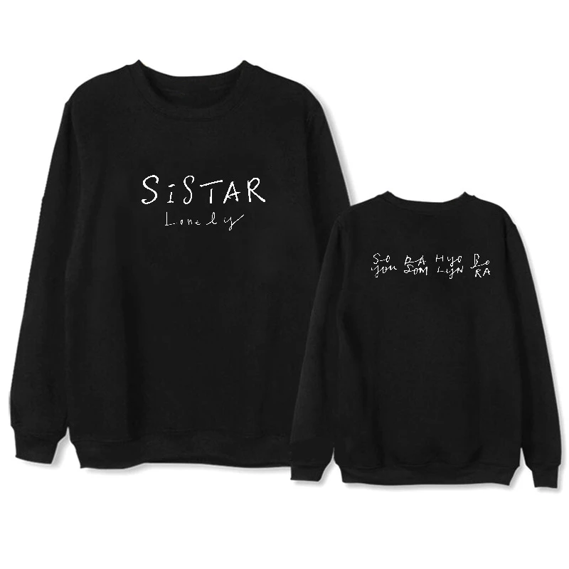 ALIPOP Kpop SISTAR Lonely Album худи K-POP повседневные хлопковые толстовки с капюшоном пуловер