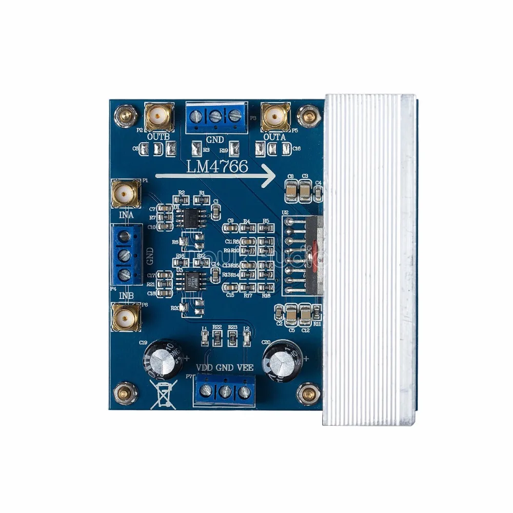 Усилитель мощности LM4766 двухканальный модуль Amp Board 30 Вт Высокое