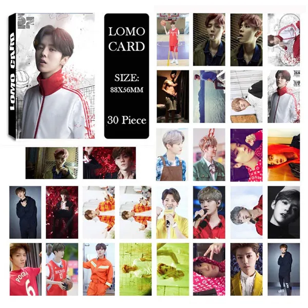 Youpop, KPOP, EXO, SEHUN, BAEKHYUN, для жизни, точный альбом, ЛОМО, карты, K-POP, новая мода, самодельная, бумажная, фото карта, Фотокарта, LK443 - Цвет: LUHAN 05