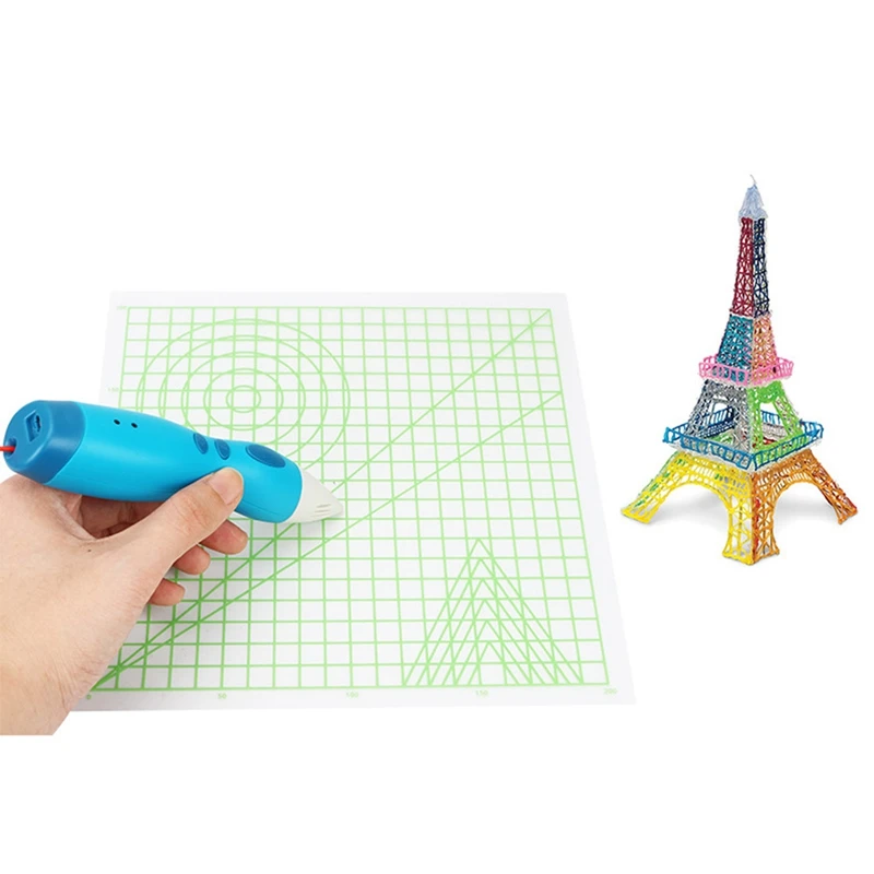 Multi-Shaped For 3D Printing Pen Art Supplies Useful Basic Template Create Objects Gift Drawing Tool Silicone Design Mat | Компьютеры и