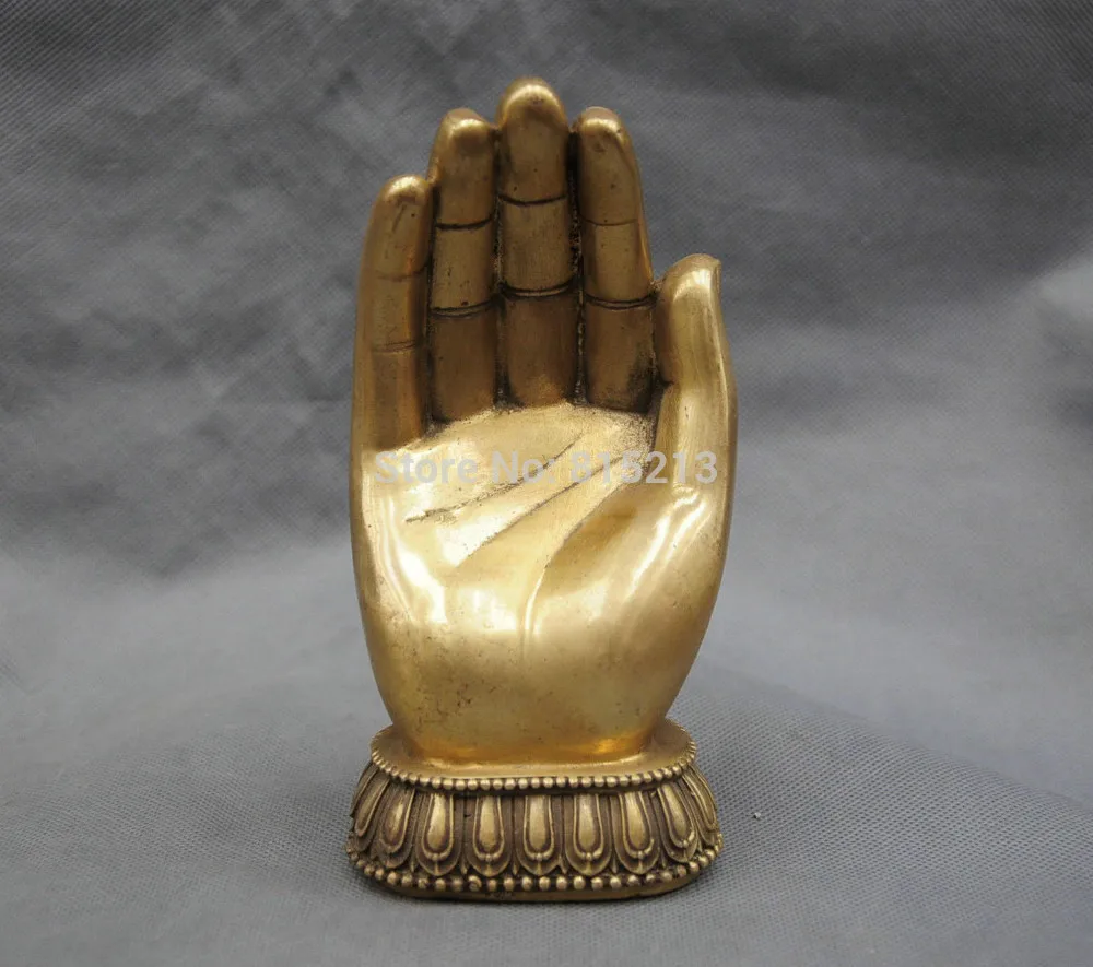 11713 7 ''китайская тибетская Будда Шакьямуни бронзовая статуя | Дом и сад