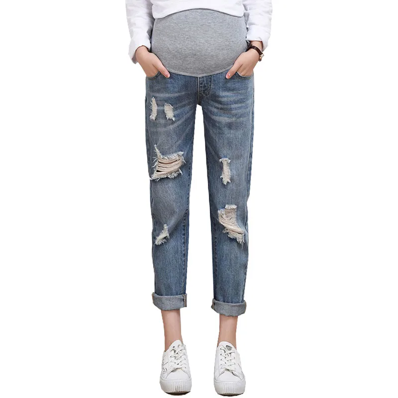 

Denim Maternity Jeans For Pregnant Women Clothes Pregnancy Trousers Pants Nursing Jeans Maternity Pants For Pregnant Women New
