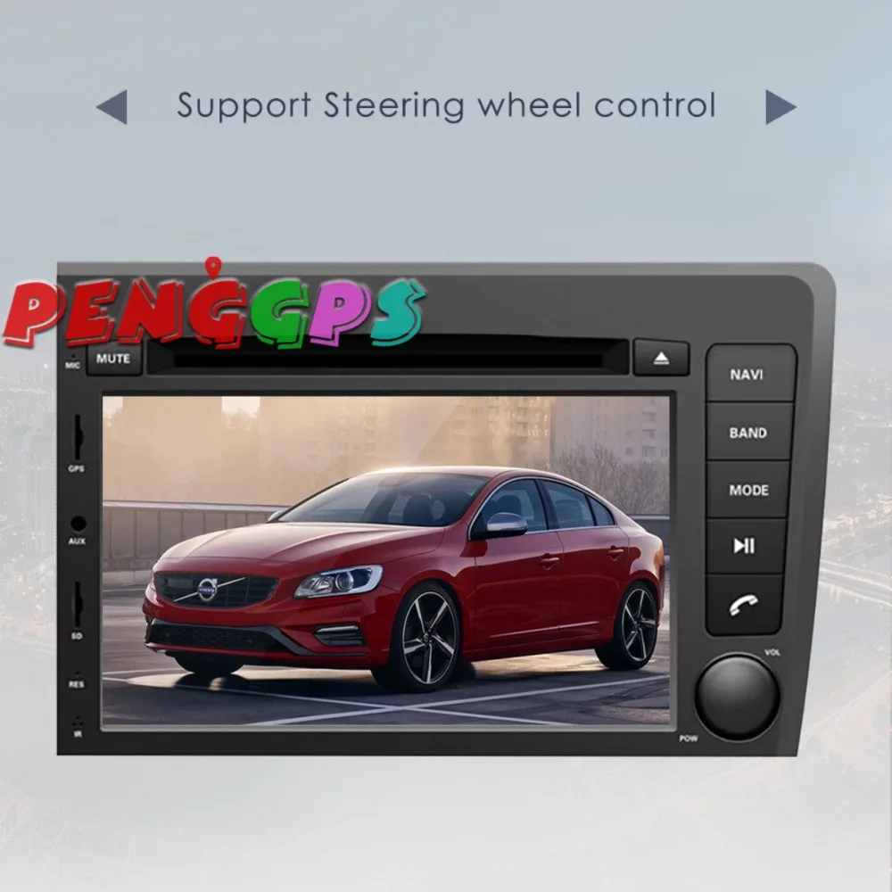 2 din Android 8 0 7 1 автомобильный DVD плеер gps навигации для Volvo S60 V70 XC70 2000 2004 Мультимедиа