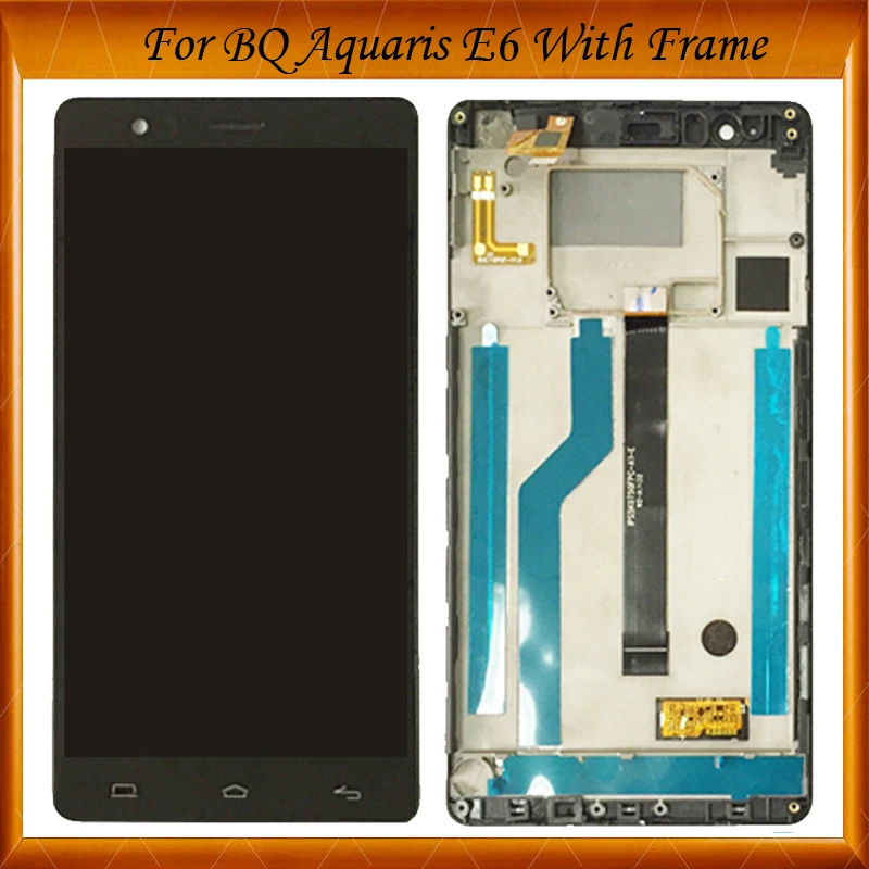 100% Tsted OK для BQ Aquaris E6 IPS5K0750FPC A1 E ЖК дисплей кодирующий преобразователь сенсорного