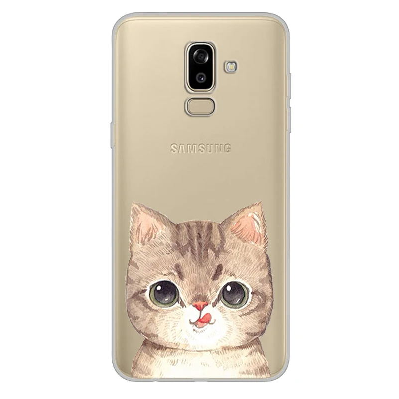 Ciciber чехол для телефона Samsung Galaxy J5 J6 J7 J8 мягкий J4 J3 J2 J1 Prime Core Plus 2016 2017 2018 собака кошка