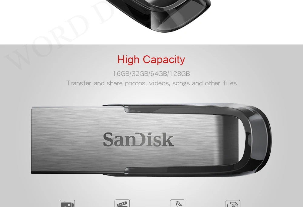 Sandisk USB 3,0 флеш-накопитель CZ73 ультра чутье 32 ГБ флеш-накопитель 64 Гб 16 Гб usb флеш-накопитель карта памяти