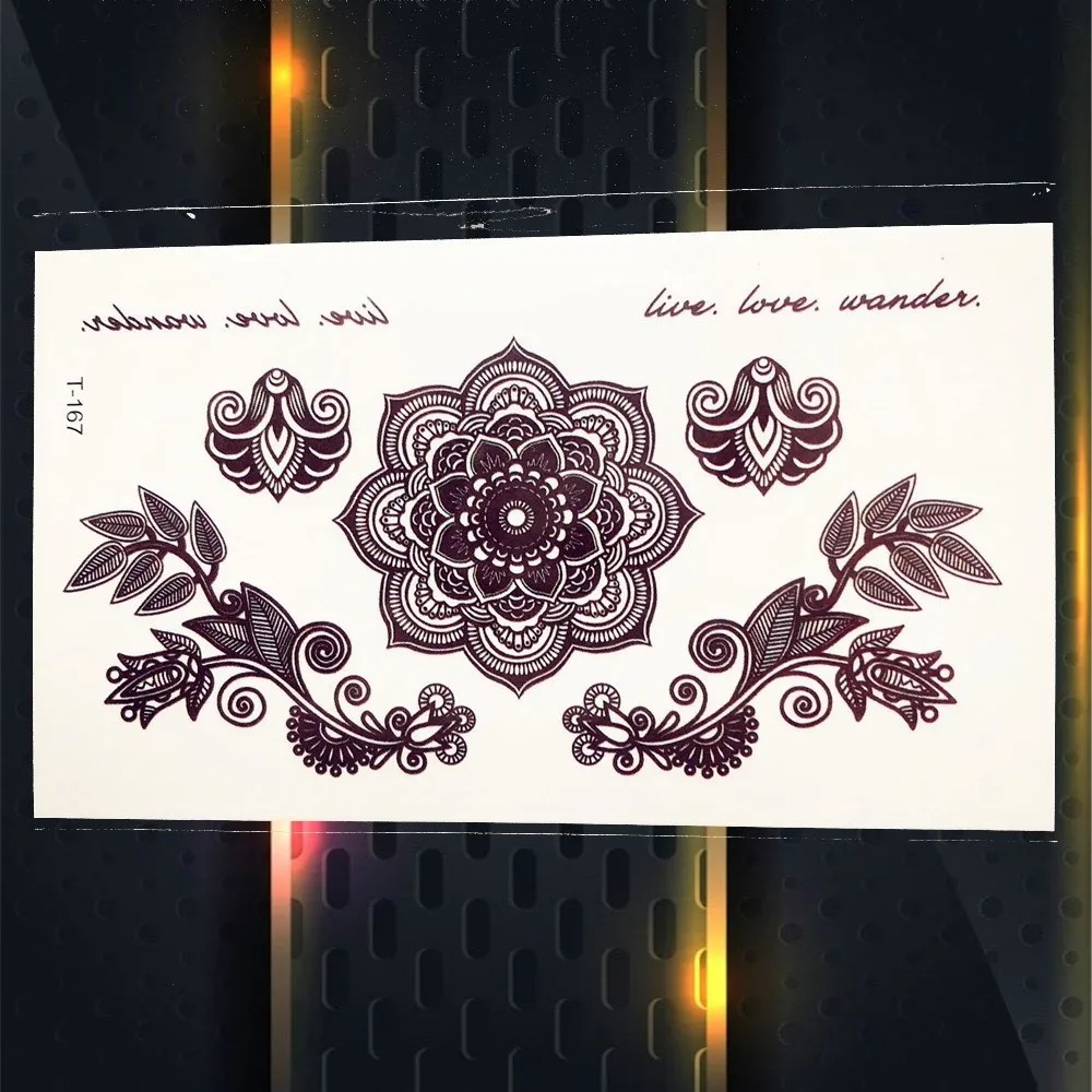 Женские Геометрические тату наклейки черные перья треугольные узоры для девочек