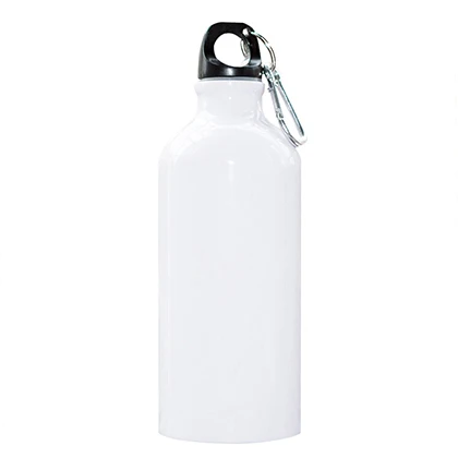 all white no print Спортивная бутылка для воды для скалолазания спорта на открытом воздухе 600 мл бутылка креативный акварельный подарок с принтом с птицами фото индивидуальный принт - Цвет: all white no print