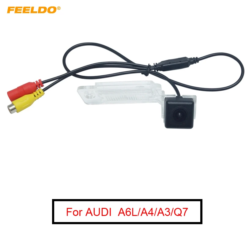 

FEELDO Car Backup Rear View Camera For AUDI A6L/A4/A3/Q7/S5/A8L 09/10/11 Car Reversing Parking Camera #MX5788