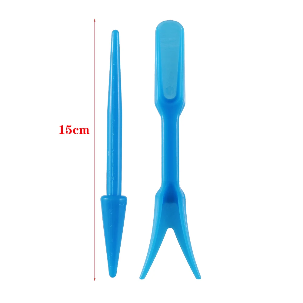 Hot Sell 2pcs/set Transplanting Device Planters Seedling Plant Digging Tool Set for Seedling Garden Bonsai Fertilizer Drilling