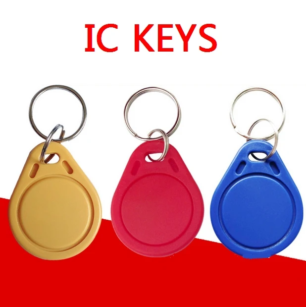 No 3 : 100 шт./лот 13 56 МГц RFID IC ключевые метки брелоки Токен NFC тег брелок для Arduino (синий