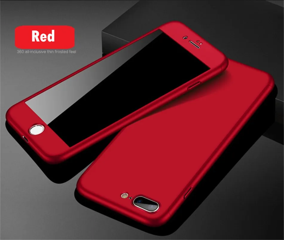 Роскошный 360 полный защитный чехол для телефона для iPhone 6 6s Xs Max XR X Coque чехол для iPhone 6 6s 7 8 Plus чехол 5 5S SE крышка стекло