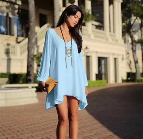 Бесплатная доставка 2014 лето и осень Новый стиль мини платье сексуальная v шеи