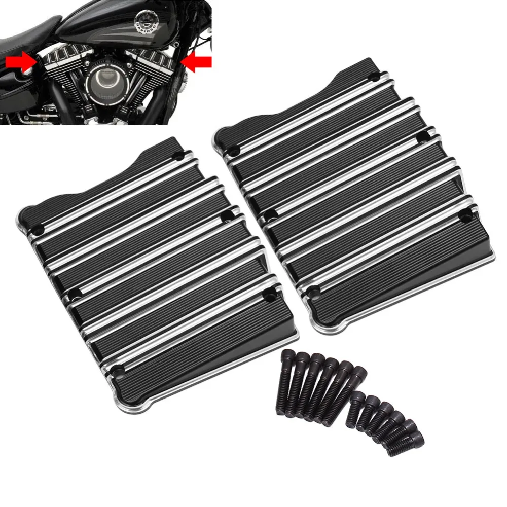 Новый комплект алюминиевых крышек для мотоцикла Cafe Racer подходит Harley Touring Electra Glide
