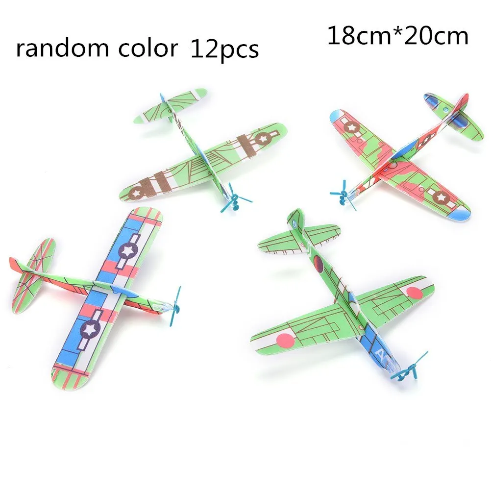 Пластиковый самолет EVA изготовленный из пенопласта ручной запуск метательный