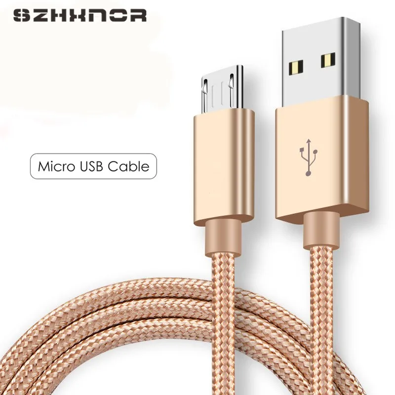 Нейлоновый Micro USB длиной 1 м для зарядки мобильный телефон мобильного телефона