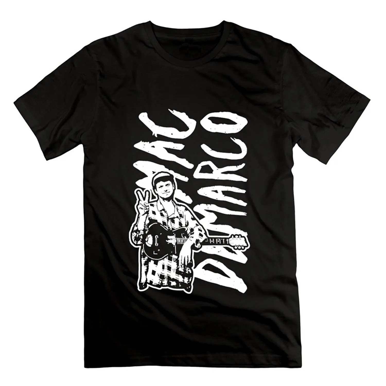 2018 Летние футболки для О-образным вырезом Веселые короткий рукав Mac ДеМарко узор