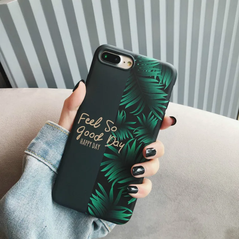 POBLU летний комбинированный чехол для телефона с банановым листом iphone XR XS Max Модный