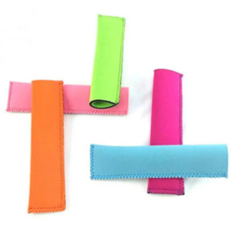 

New Popsicle Holders Pop Ice Sleeves Freezer Pop Holders 15x4.2cm for Kids Summer Kitchen Tools LX6159