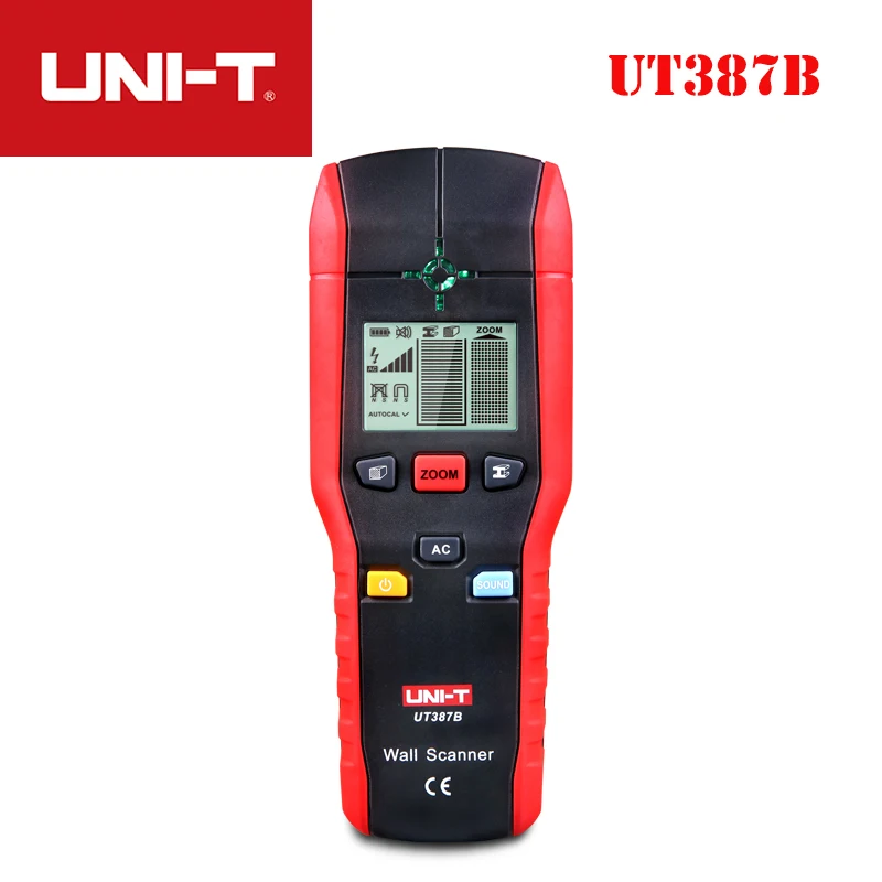 UNI T UT387B сканеры стен черных метров цветные металлодетекторы медные Проводные