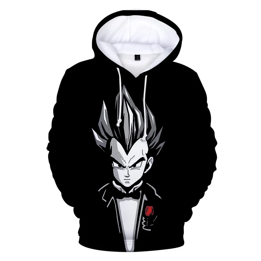 Anime Hoodie Dragon Ball Z Pocket Hooded Sweatshirt Kid Goku 3D Hoodies Pullovers Men Women Long Sleeve Outerwear Poleron Hombre
