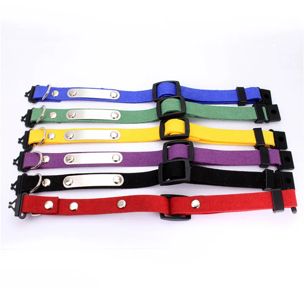 1 шт. персонализированные ошейники для собак микрофибра + нержавеющая сталь 4x21 см