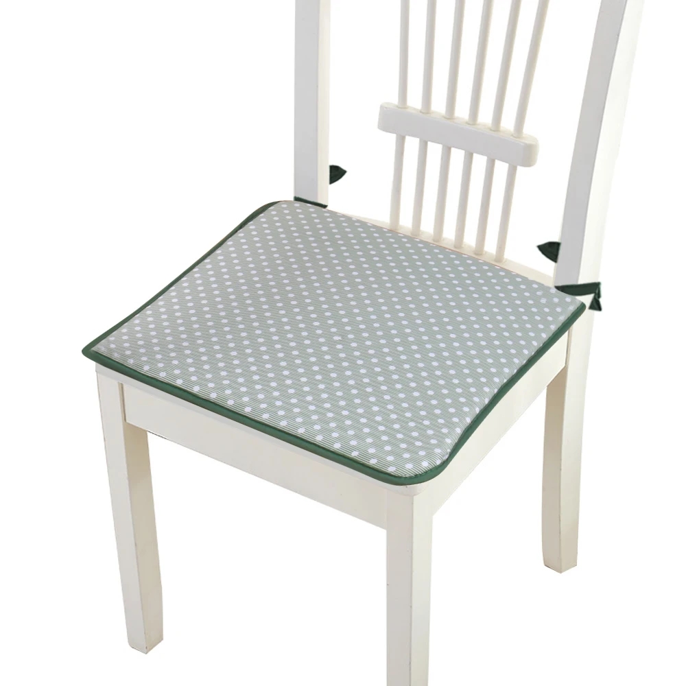 Wave point green 40x40 см подушка для стула Подушка для домашнего офиса обеденный стул сплошной цвет Крытый открытый стул подушка домашний декор - Цвет: Wave point green