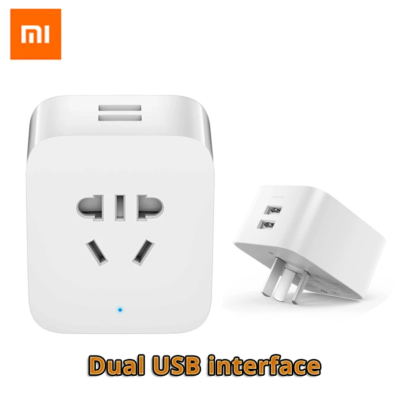 Оригинальная умная розетка Xiaomi Mi с Wi Fi управлением подключением таймером и