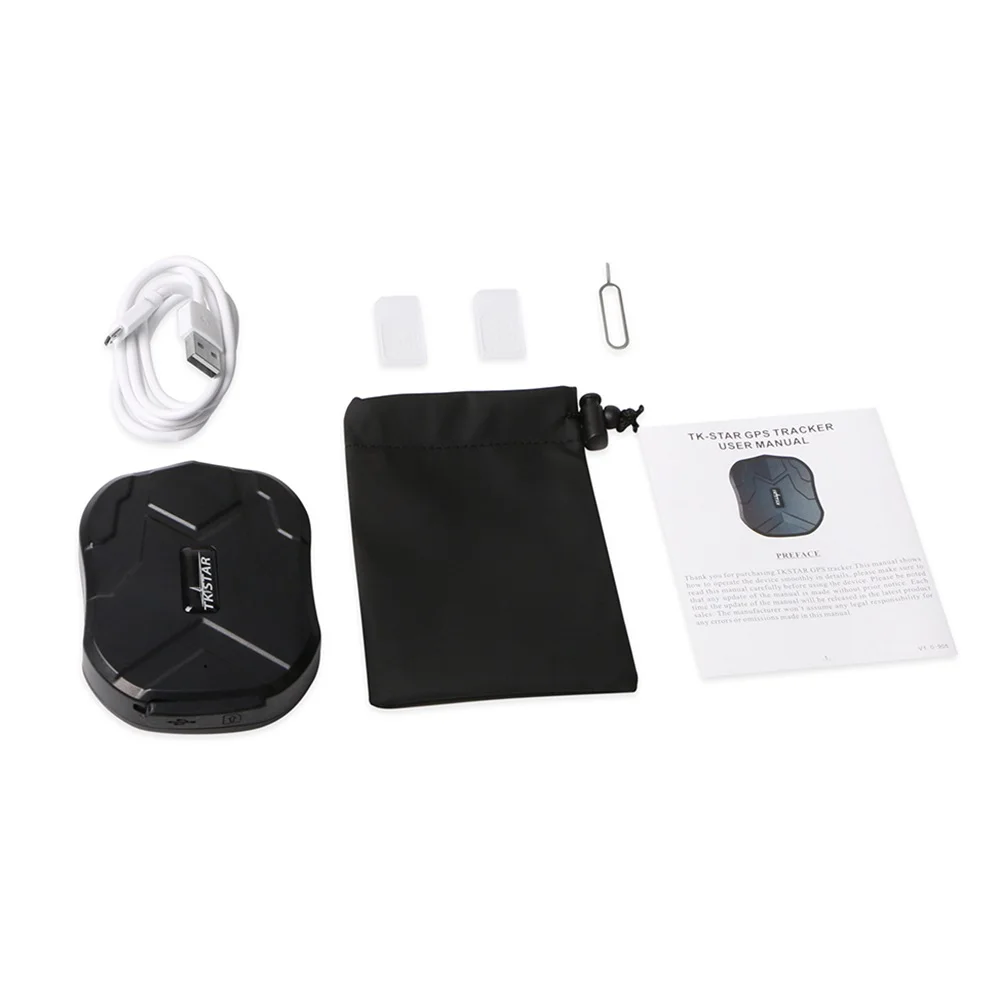

Автомобильный GPS трекер Prazata, GSM трекер TK905 TKSTAR, GPS локатор, 5000 мАч, аккумулятор, мощный магнит, водонепроницаемый, бесплатное приложение для отслеживания