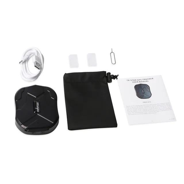 Автомобильный GPS трекер Prazata, GSM трекер TK905 TKSTAR, GPS локатор,  5000 мАч, аккумулятор, мощный магнит, водонепроницаемый, бесплатное  приложение