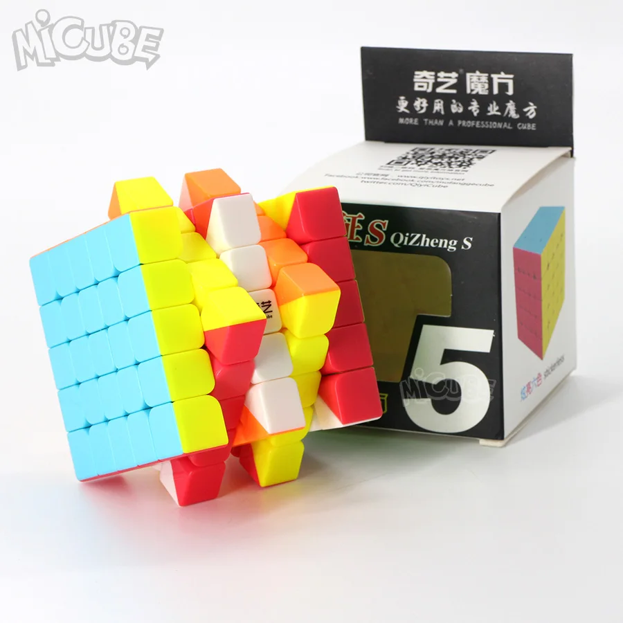 Нео Куб 5x5x5 Cubo Magico Qiyi Qizheng S магический скоростной Куб 5x5 без наклеек кубический антистресс 5 на 5 игрушки для детей