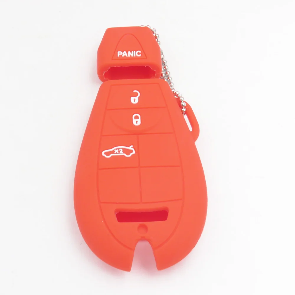 Cocolockey силиконовый чехол для ключа автомобиля Chrysler Dodge JCUV Ddart Jeep Grand Cherokee Compass Longitude