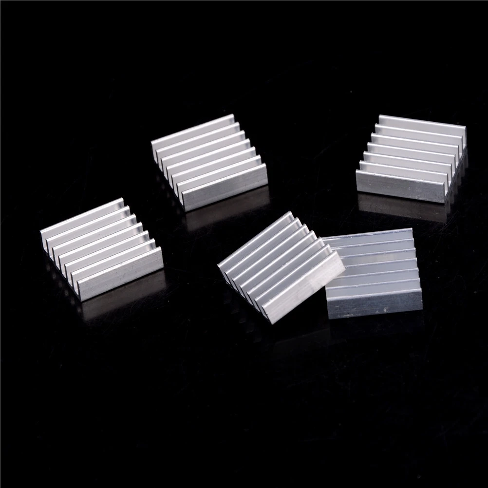 5 шт. 20*20*6 мм алюминиевый радиатор для светодиодной памяти|led heat sink|led aluminum sinkaluminium